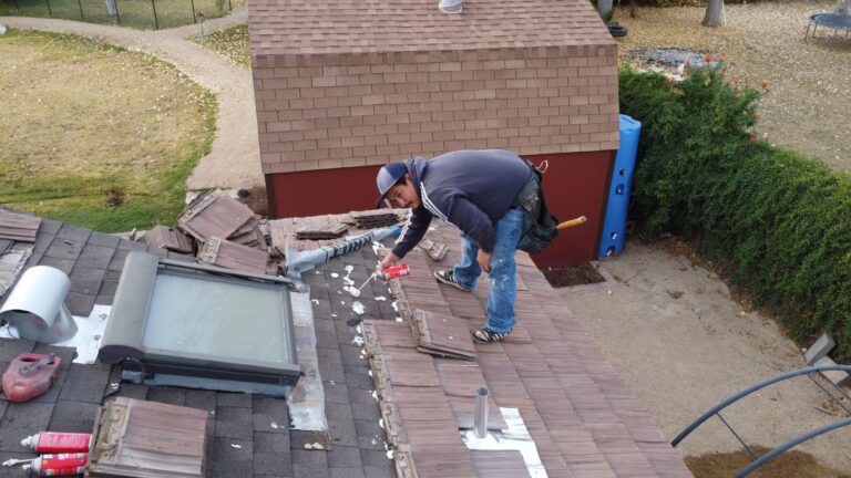 Zona Roofing Roof Repair in Progress