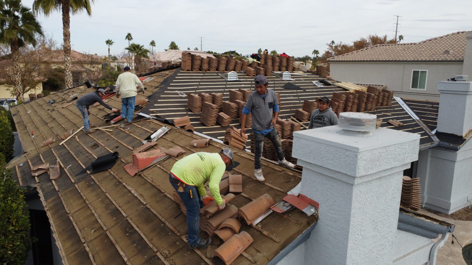 Full Roof Replacement, Being Completed by Zona Roofing