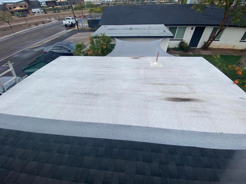 White Roofing Image