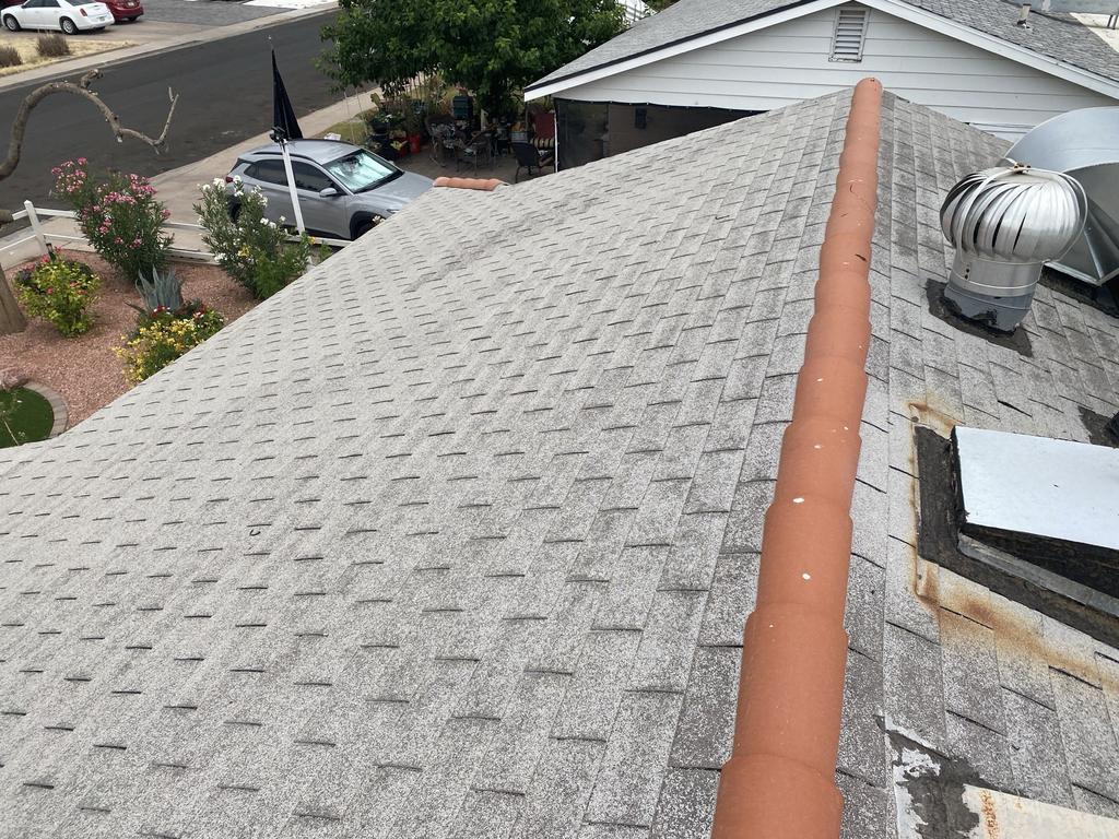 new roof before