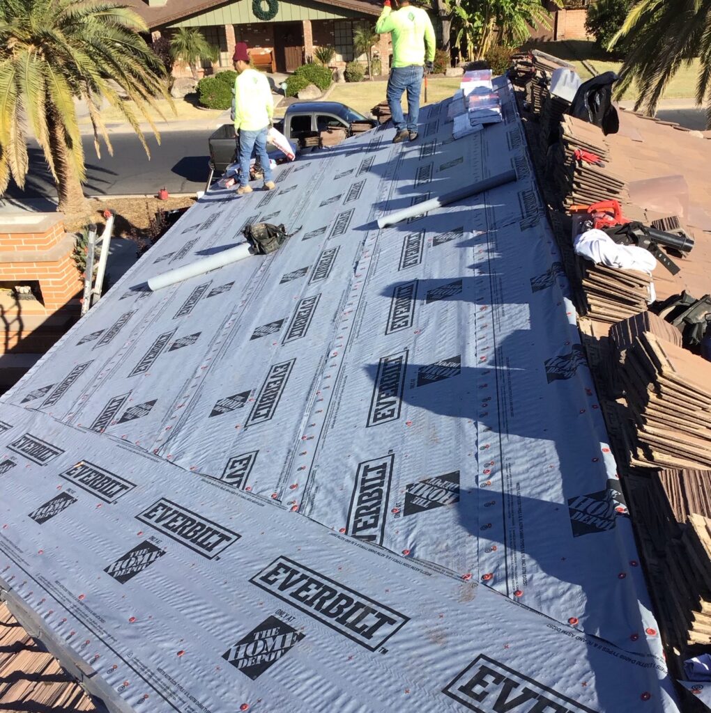 full roof replacement