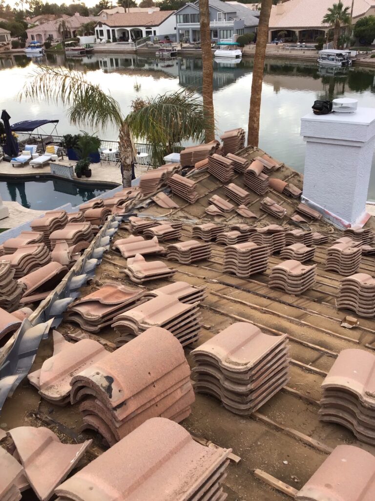 tile roof replacement