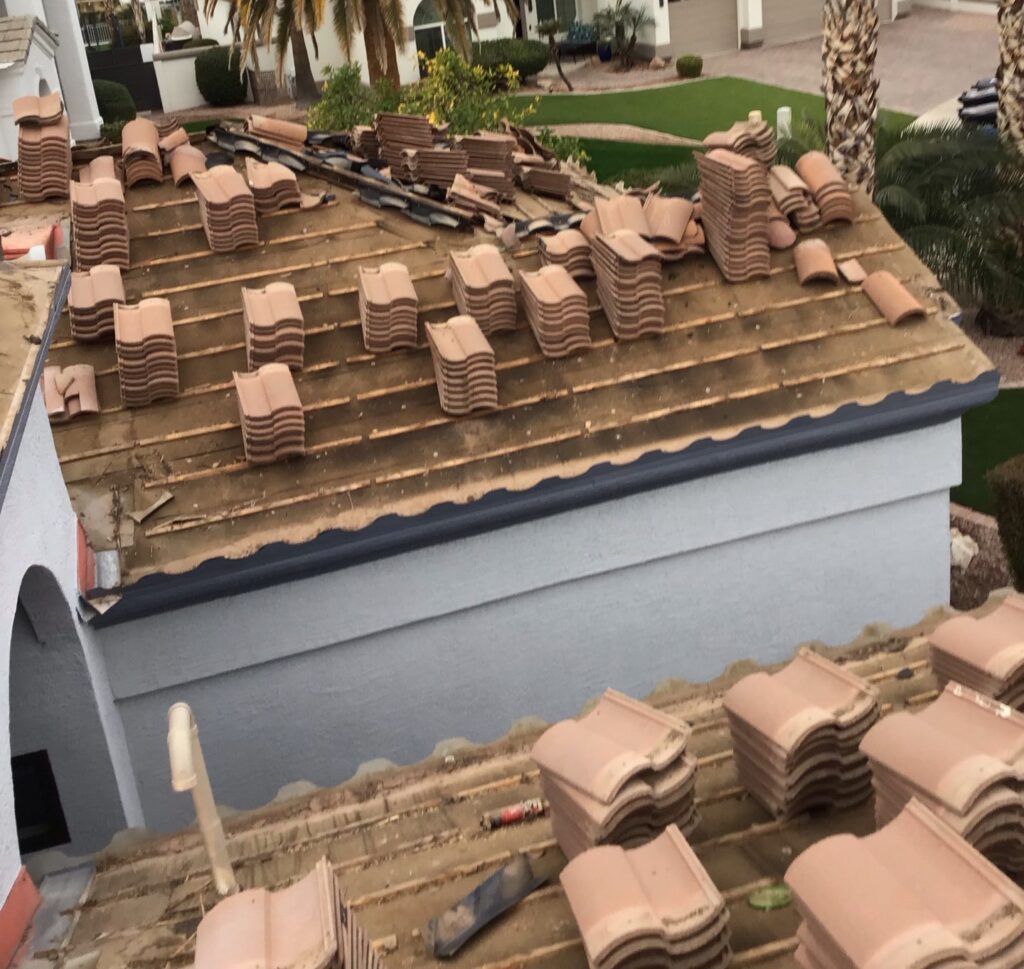 tile roof replacement